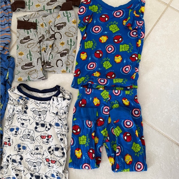 4T Marvel Avengers LS Set & 4 sets Carter Boys Long/Short Sleeve Bottoms Pajamas - Picture 3 of 16